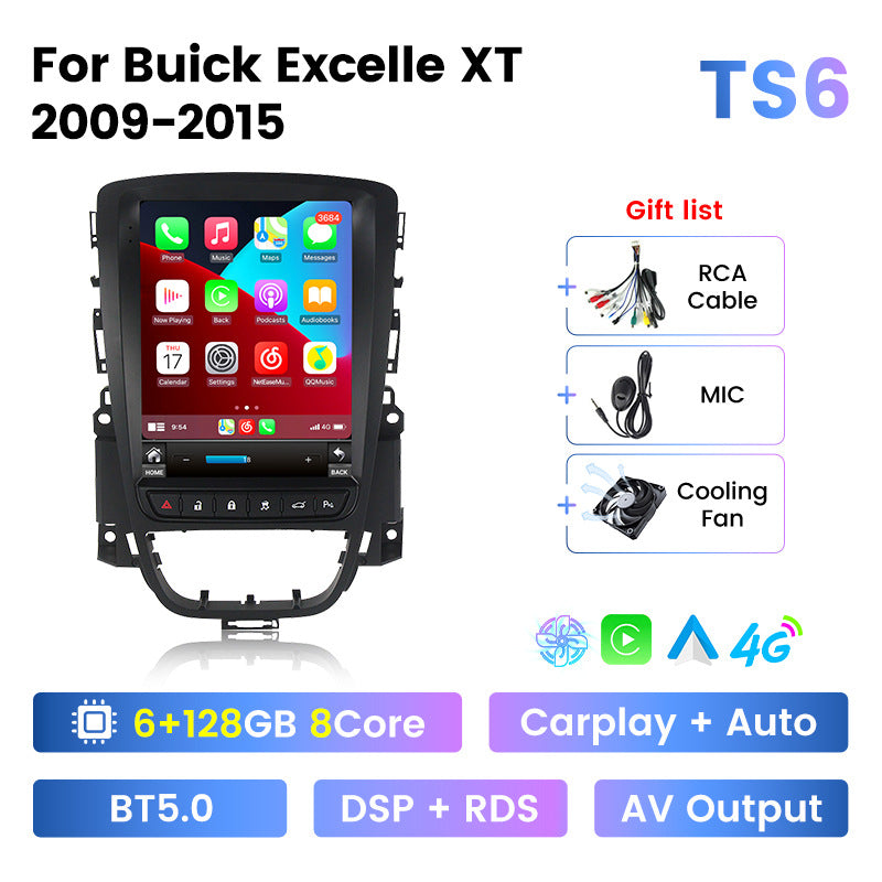 Suitable for 09-14 opel astra j tesla buick old yinglang vertical screen car android navigator