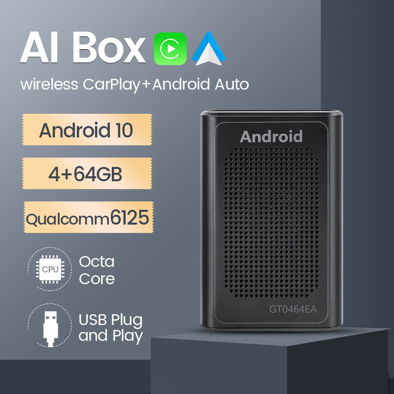 CarPlay AI Box Android 10 Netflix IPTV Wireless Android Auto Car TV Qualcomm 6125