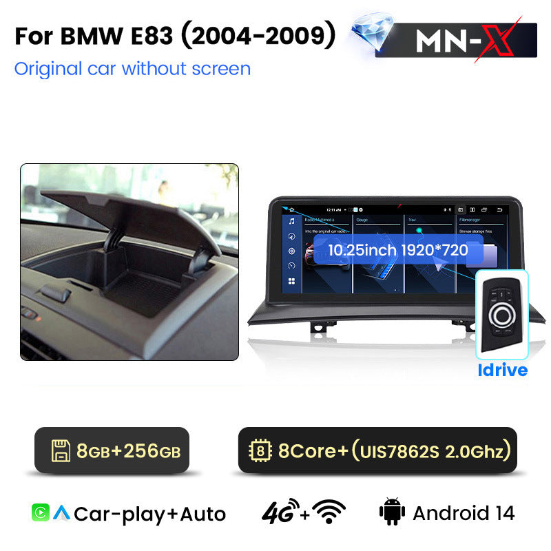 10.25 inch suitable for BMW X3 E83 Android central control large screen GPS navigation all-in-one machine Bluetooth Carplay