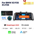 8.8 inch suitable for BMW X3 X4 F25 F26 Android large screen central control car navigation Bluetooth Carplay
