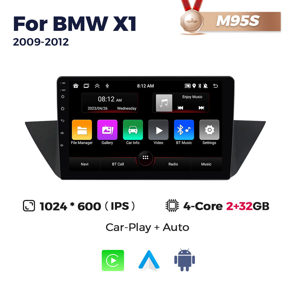 Applicable to BMW X1 E84 09-12 Android large screen central control car navigation radio screen 8 + 256G