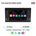 Applicable to Audi A4 02-08 bilateral button Android large screen central control navigation Bluetooth radio special machine