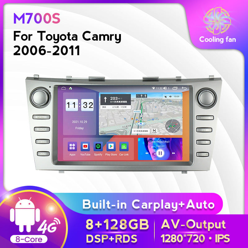 Suitable for 06-11 toyota camry car large screen android navigator carplay