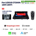 Suitable for lexus ct200h 2011-2017 lexus ct restoration large screen android smart navigator