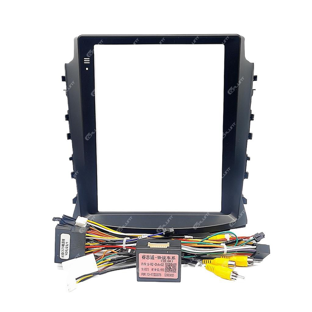 Suitable for chana changan cs75 central control dvd panel restoration android large screen navigation surface frame versatile set frame