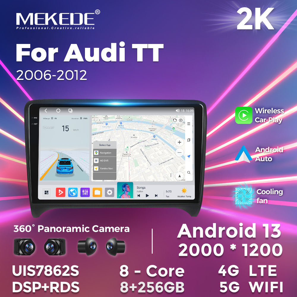 Suitable for audi tt 2008-2014 audi tt/rs restoration smart android large screen car navigator