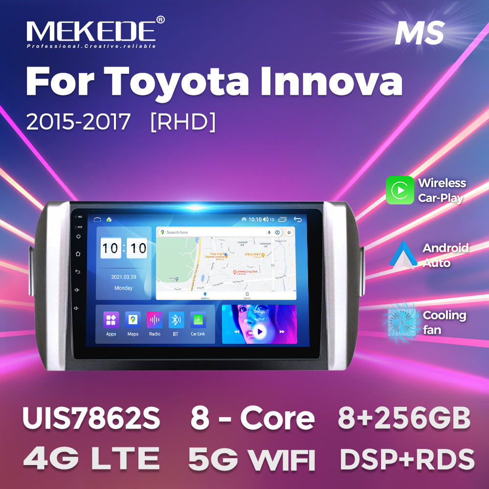 Applicable to Toyota Innova 2015-2017 Android large screen central control navigation Bluetooth carplay