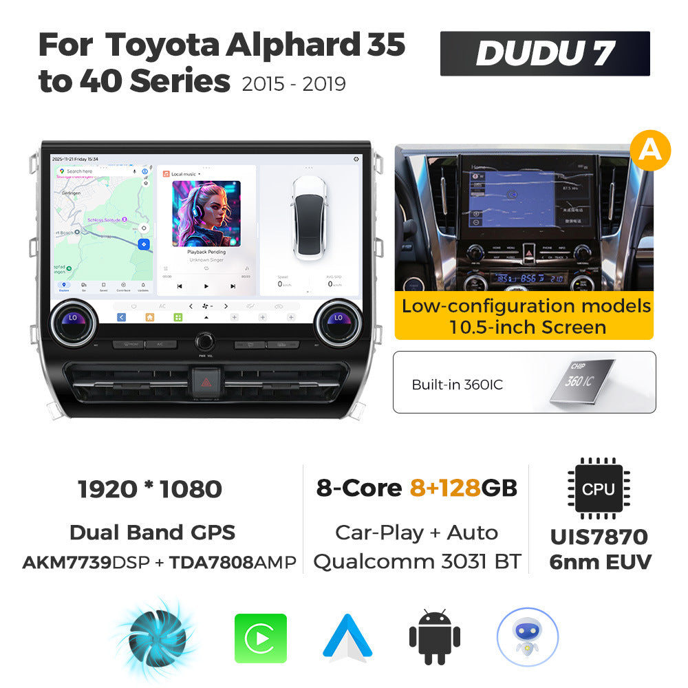 Suitable for toyota alphard 35 to 40 serie toyota alphard dudu private model navigator