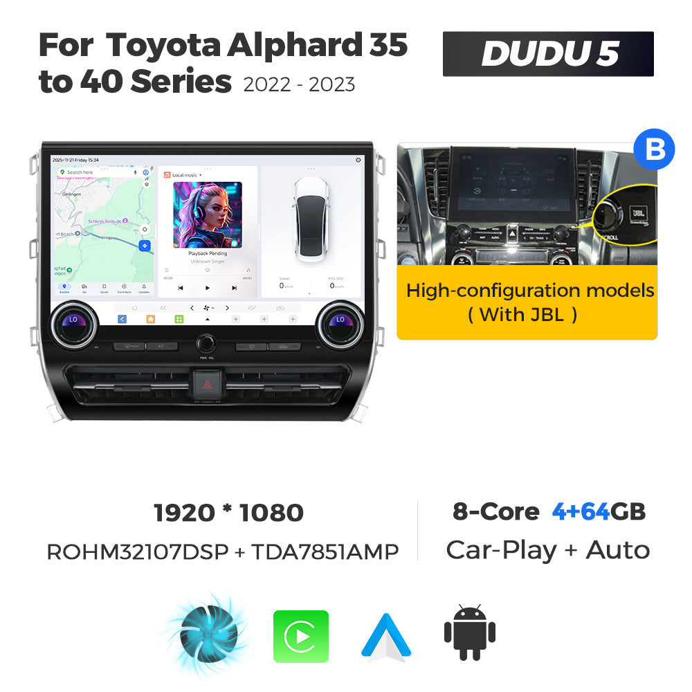 Suitable for toyota alphard 35 to 40 serie toyota alphard dudu private model navigator