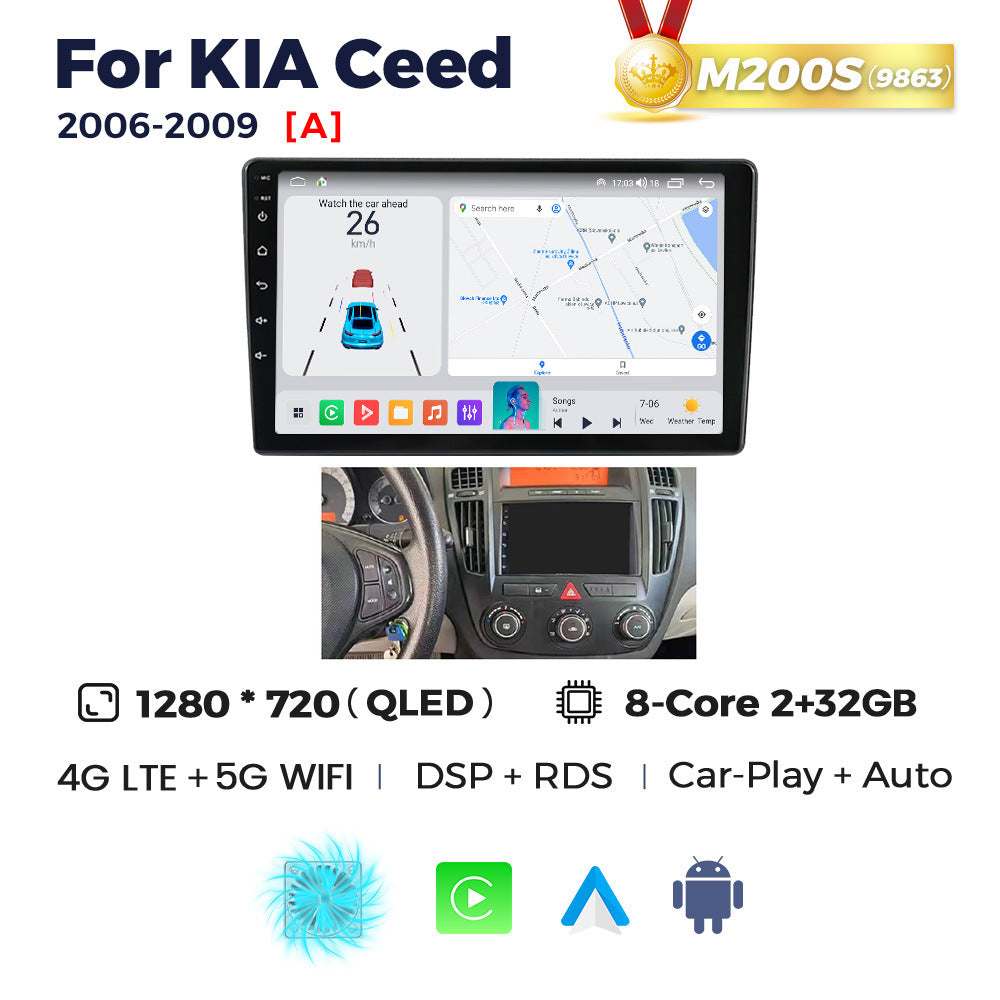 Suitable for kia ceed 2006 - 2012 kia ceed restoration smart android large screen car navigator