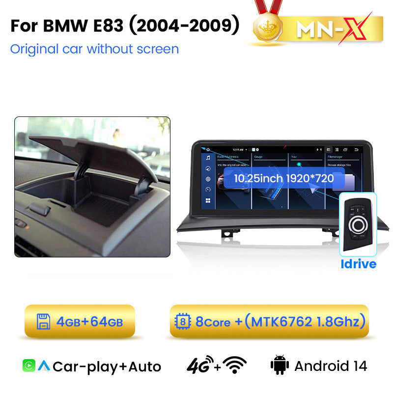 10.25 inch suitable for BMW X3 E83 Android central control large screen GPS navigation all-in-one machine Bluetooth Carplay