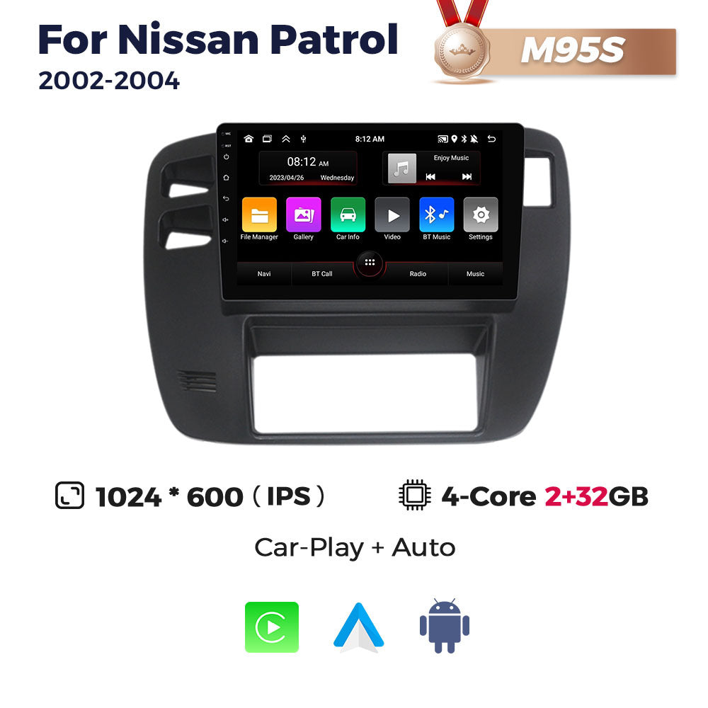 Suitable for nissan patrol y61 2002 - 2004 nissan patrol car android smart navigation