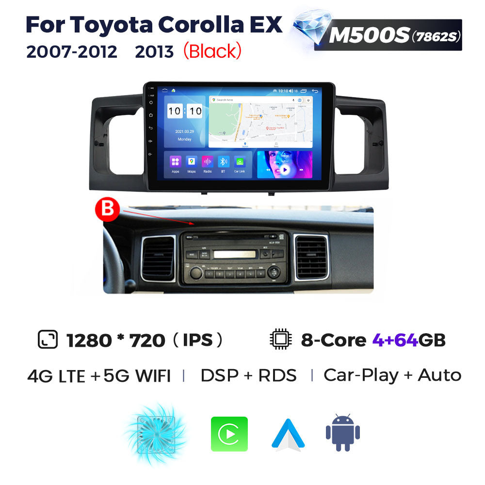 Suitable for toyota corolla ex 2007-2012 toyota corolla car android central control navigator