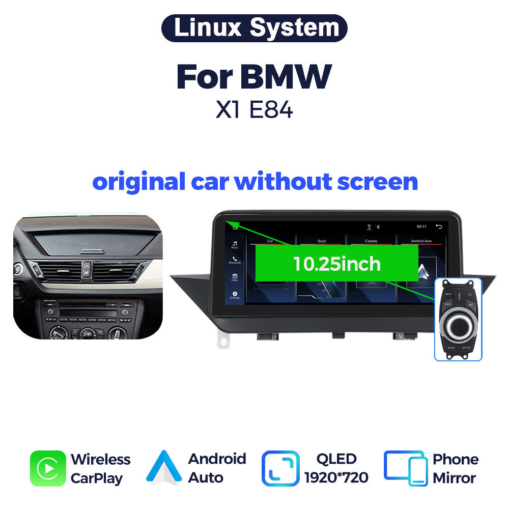 Suitable for bmw x1 e84 2009-2015 bmw x1 e84 linux restoration large screen carplay