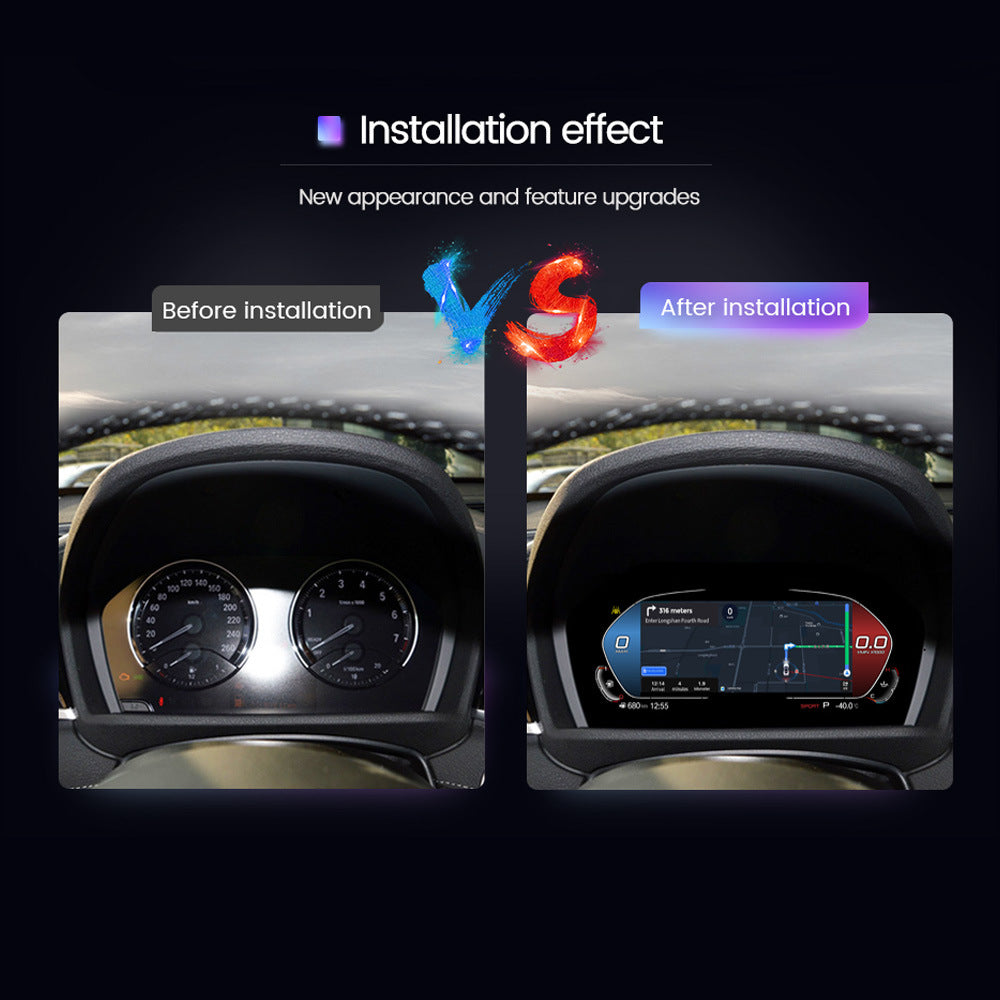 Compatible with BMW 1 Series/2 Series X1/X2 F20/F22/F48/F49 full LCD instrument panel wireless CarPlay