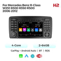 Applicable to Mercedes-Benz R-Class W251 R300 R350 Android large-screen central control navigation radio button special machine
