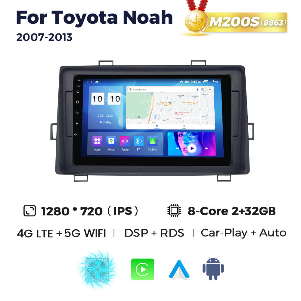 Suitable for toyota noah 2007-2013 imported toyota voxy car large screen android navigation motherboard