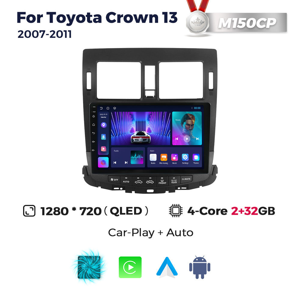 Suitable for Toyota Crown 13 2007-2011 Android Large Screen Central Navigation Radio Carplay