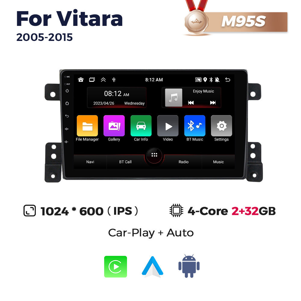 Suitable for suzuki vitara 05-13 car central control gps navigation android carplay