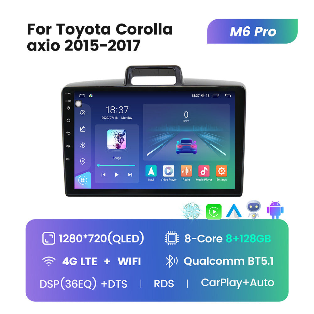 Suitable for Toyota Axio corolla 15-17 to Android large-screen central control car machine navigation M6pro