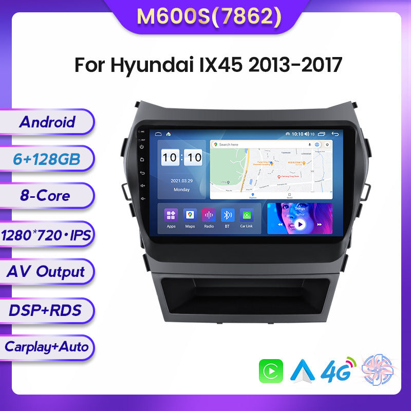 Suitable for 13-17 hyundai ix45 santa fe car android navigator central control gps navigation carplay