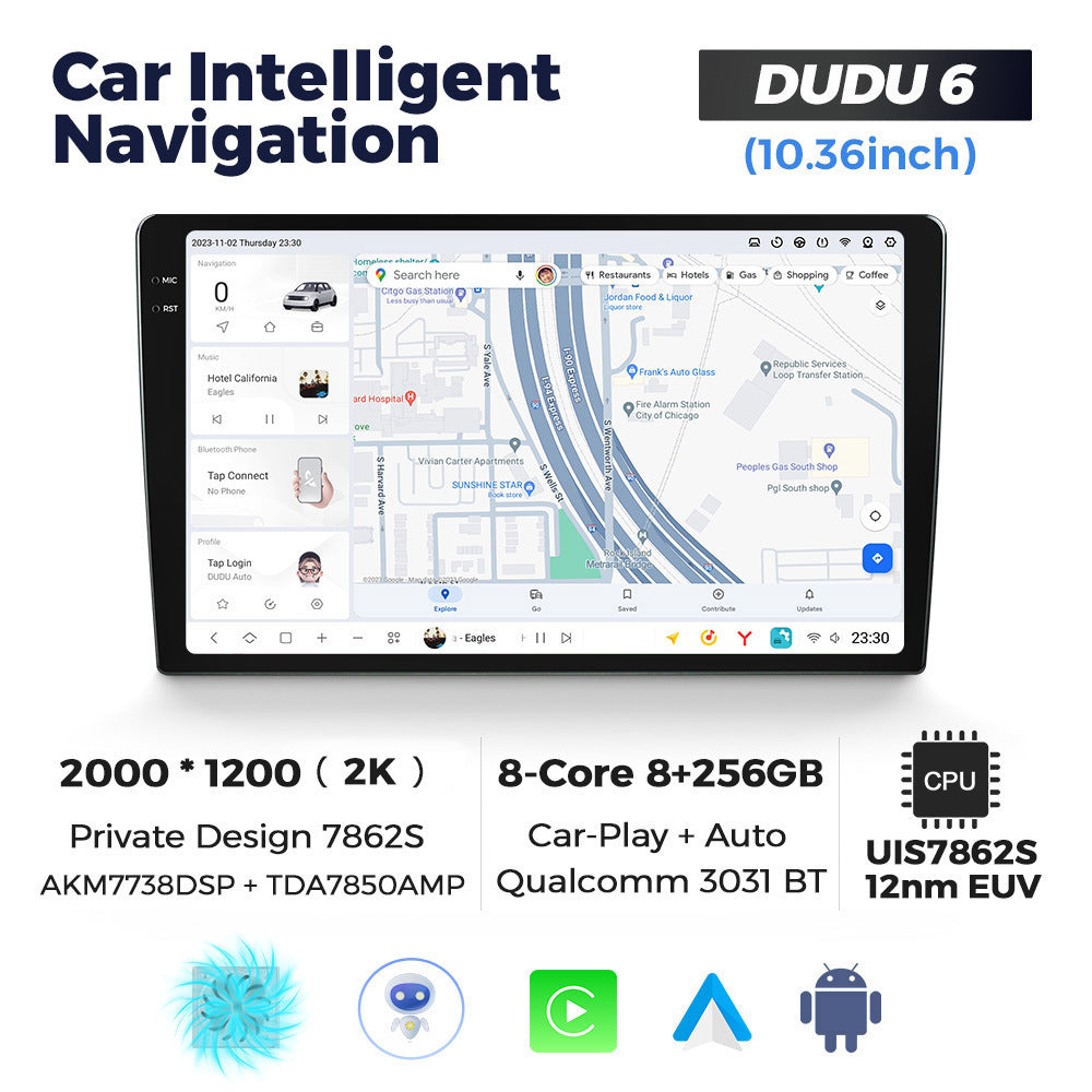 Suitable for dudu6, dudu7, and mekede dudu liangshan overseas edition smart modified android interactive navigation systems