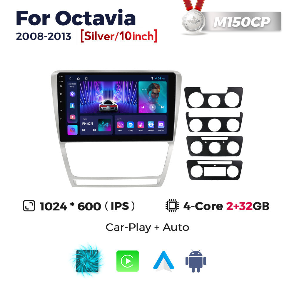 Suitable for skoda octavia android large screen car navigation wireless carplay