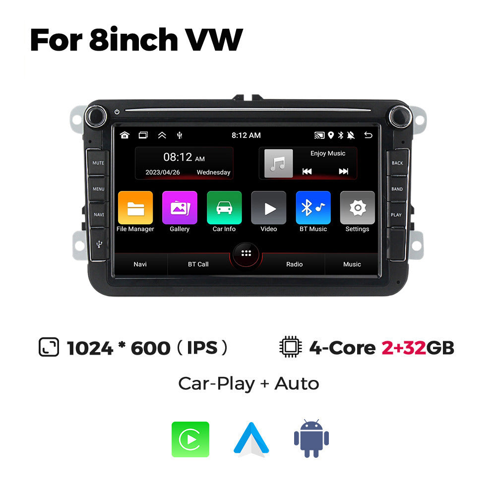 Suitable for volkswagen general 7inch 8inch 9inch vw magotan sagitar android car navigation cross-border supply