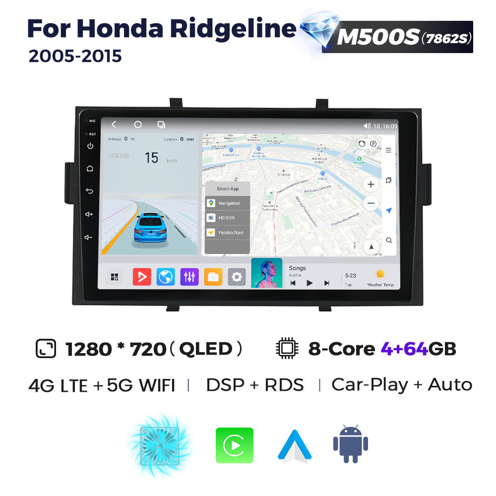 Suitable for honda ridgeline 2005-2015 honda pickup truck central control radio android navigator