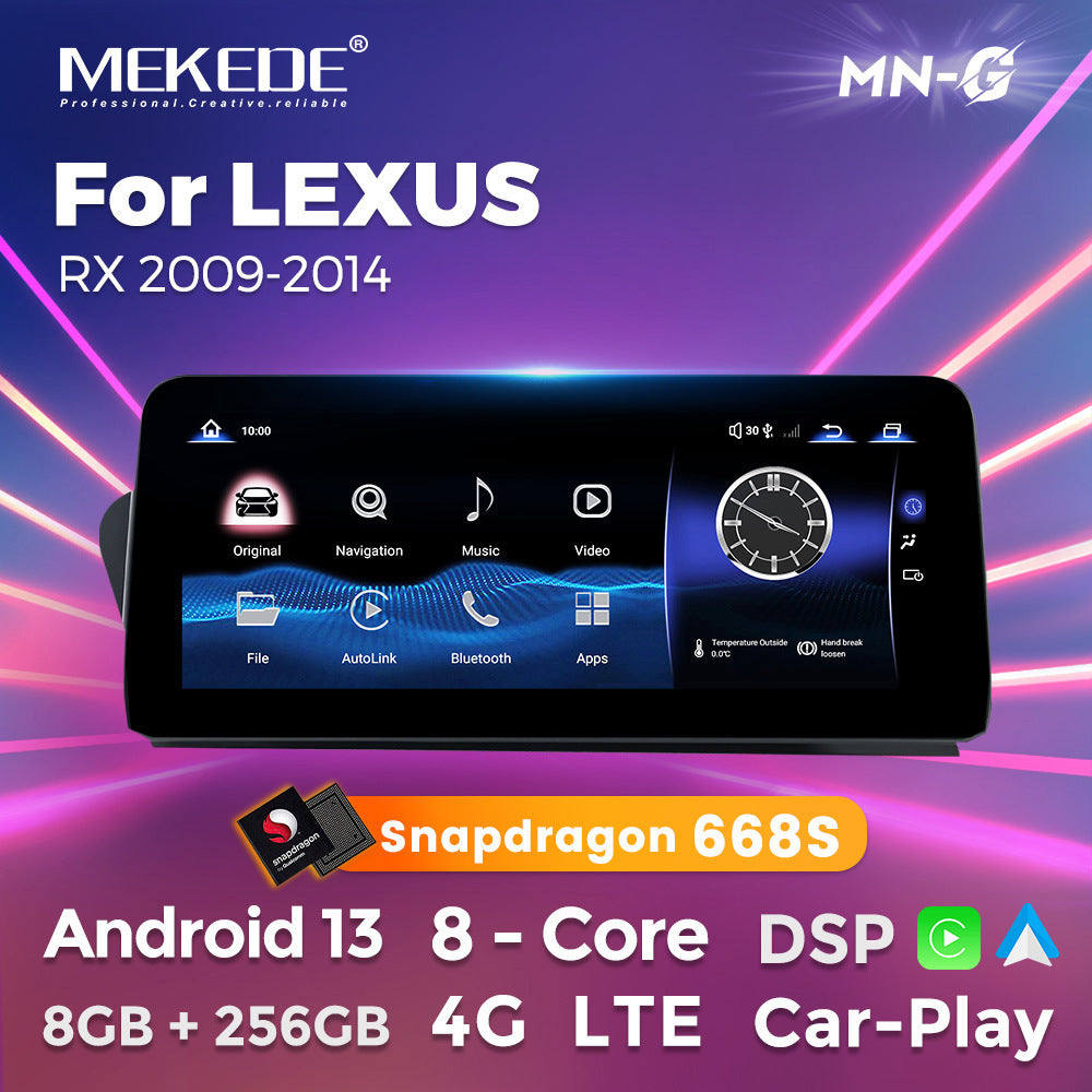 Suitable for lexus rx 2009-2014 lexus rx270 rx350 restoration large screen android navigation