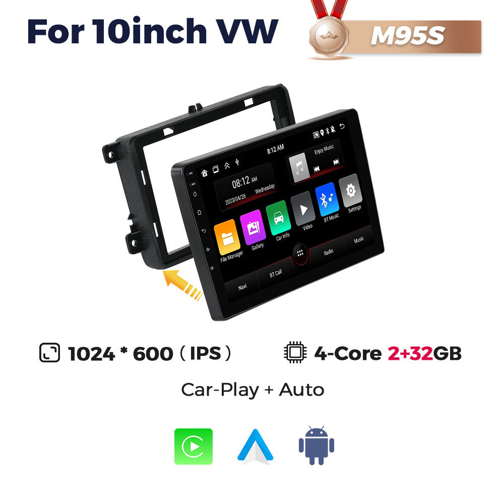 Compatible with Volkswagen VW Tiguan Passat Polo Golf Android large screen central navigation CarPlay