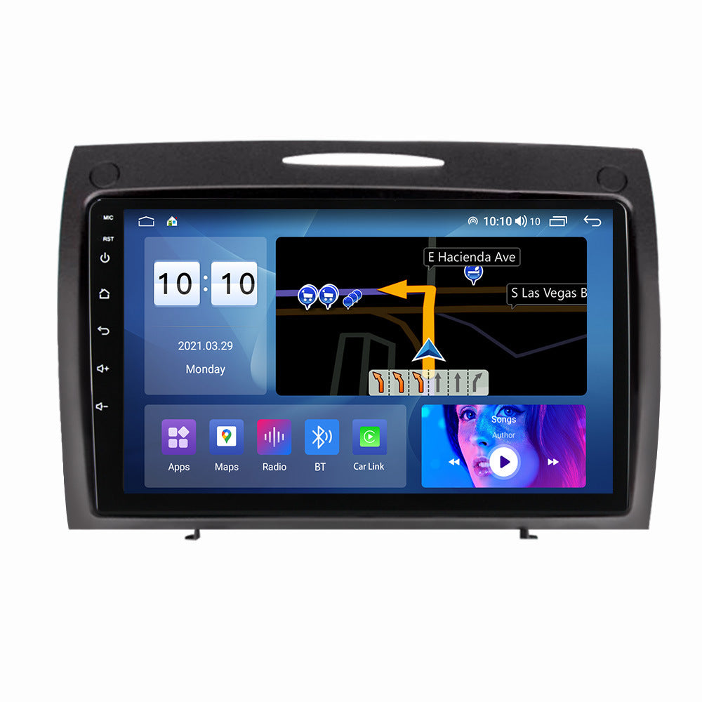 Suitable for 04-11 mercedes-benz slk-class center console large screen android navigation system with car-installed smart wireless carplay