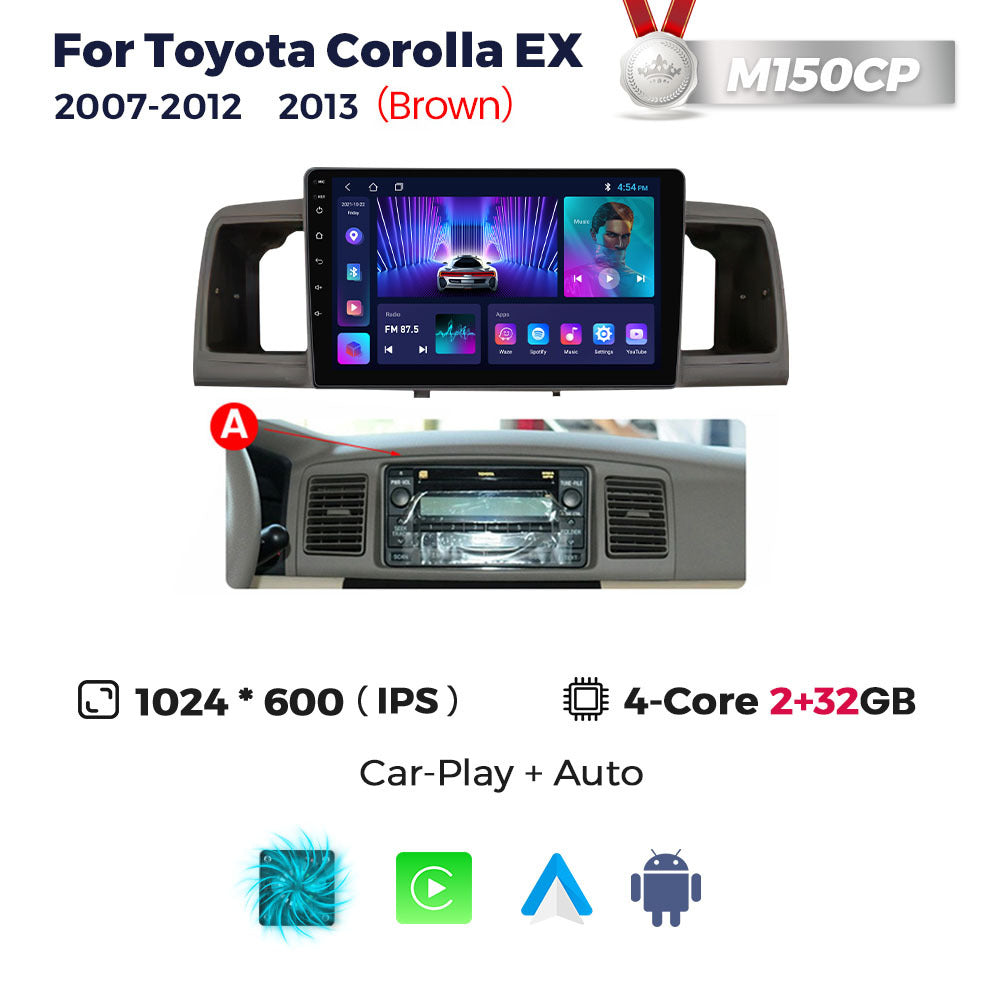 Suitable for toyota corolla ex 2007-2012 toyota corolla car android central control navigator