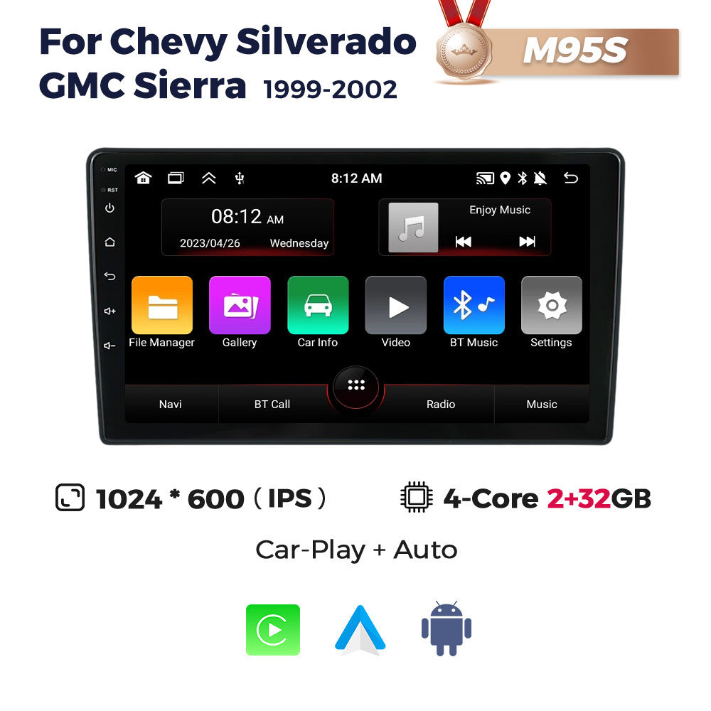 Suitable for silverado 1999-2002 chevy silverado gmc sierra android car navigation