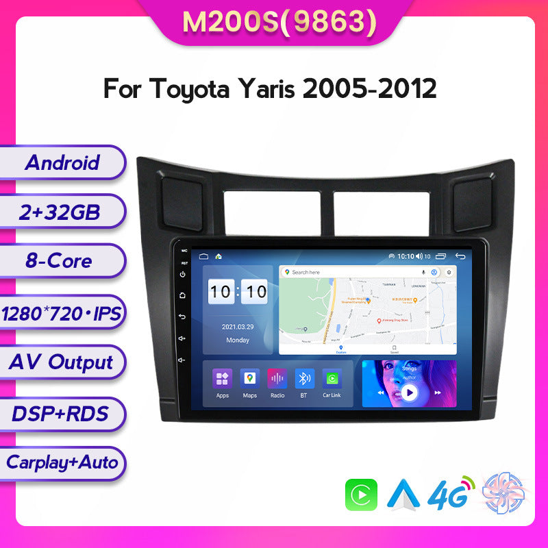 Suitable for toyota yaris 2005-2012 toyota yaris car android navigator carplay