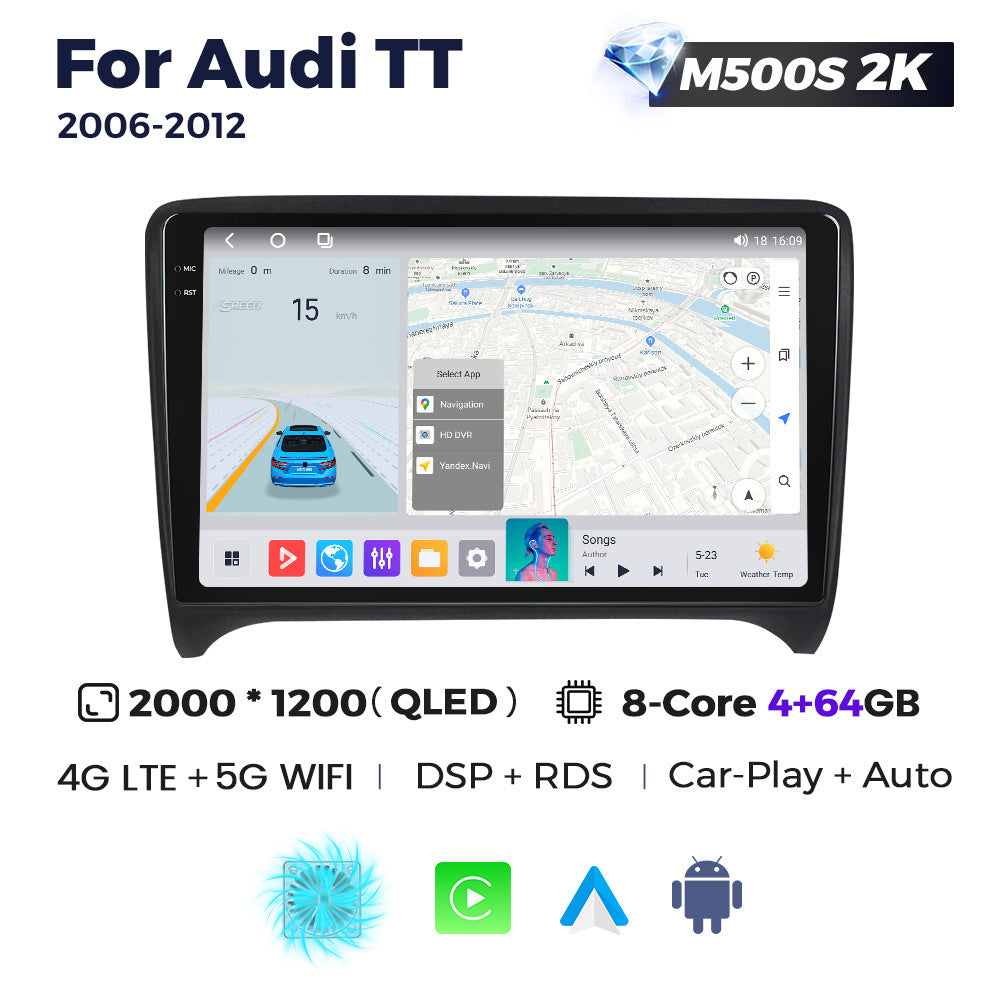 Suitable for audi tt 2008-2014 audi tt/rs restoration smart android large screen car navigator