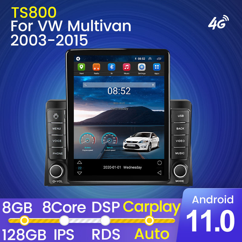 Apply to vw multivan vertical screen android navigator wireless carplay