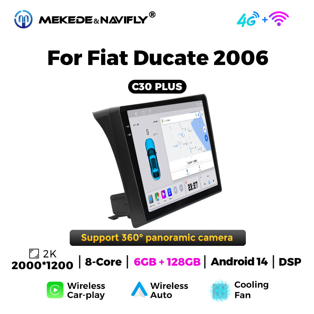 Suitable for Fiat Ducate 2006 Android Large Screen Central Control Car Navigation Radio Screen Carplay