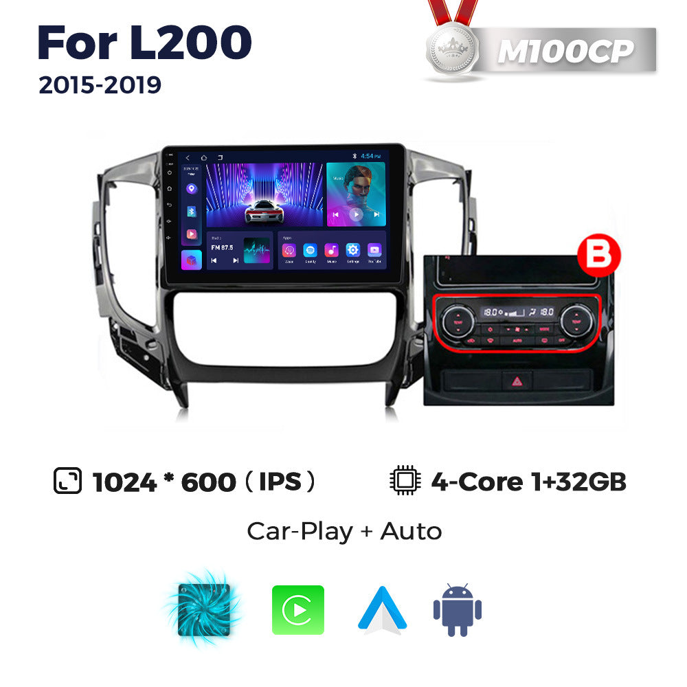 Suitable for mitsubishi l200 2015-2019 triton android car large screen central control navigator