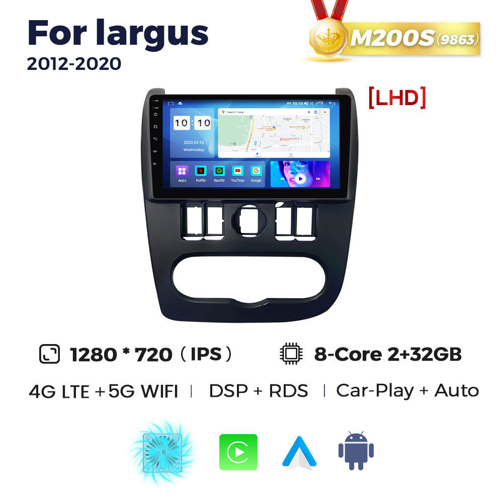 Suitable for Lada largi 12-20 Android large screen central control navigation radio 8 + 256G