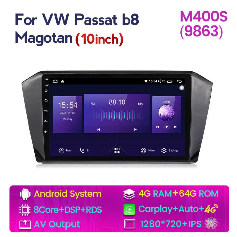 Suitable for volkswagen passat b8 magotan 2016-2020 models, in-car central control gps navigation wireless carplay