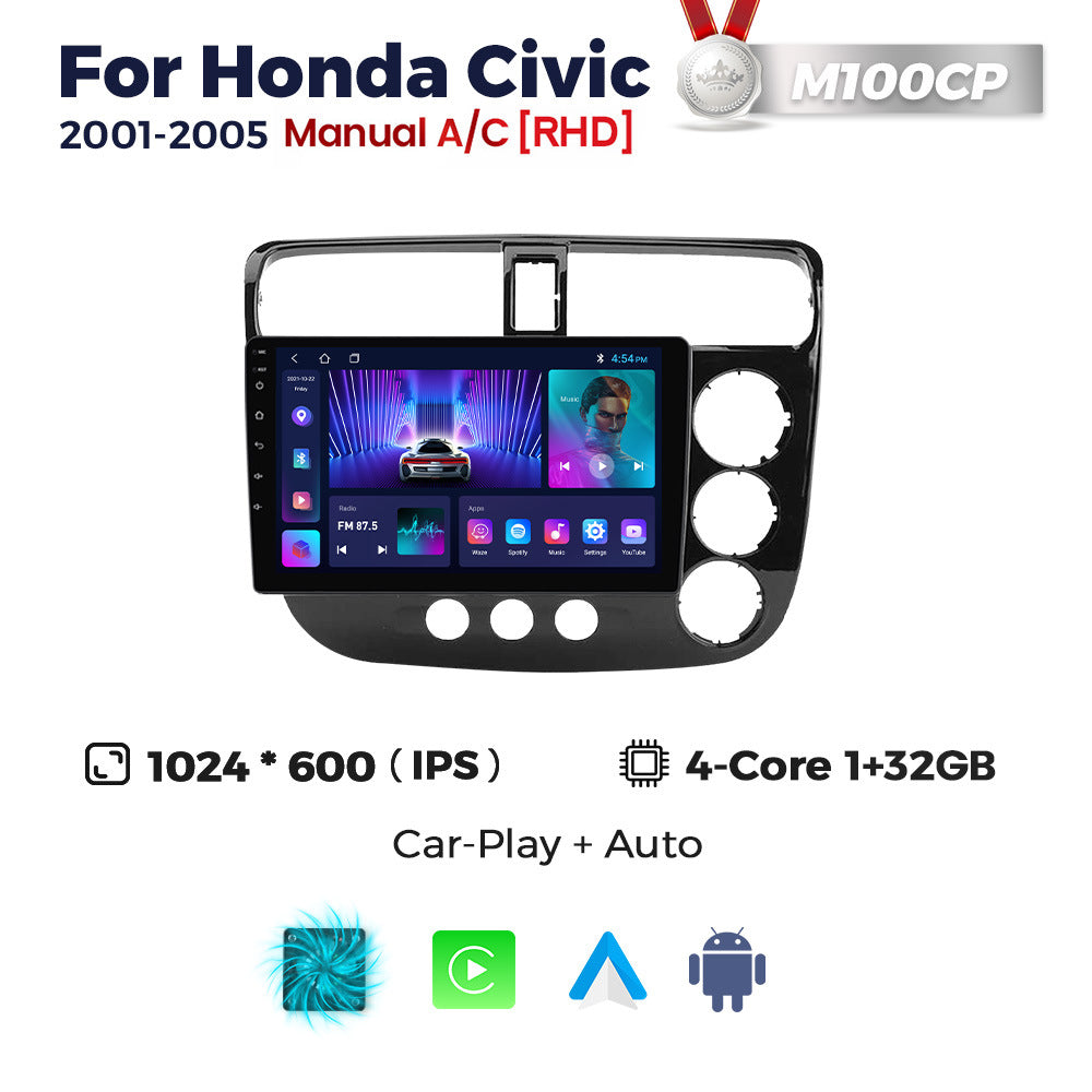 Suitable for honda civic 2000-2006 honda civic android car central control navigator bt5.0