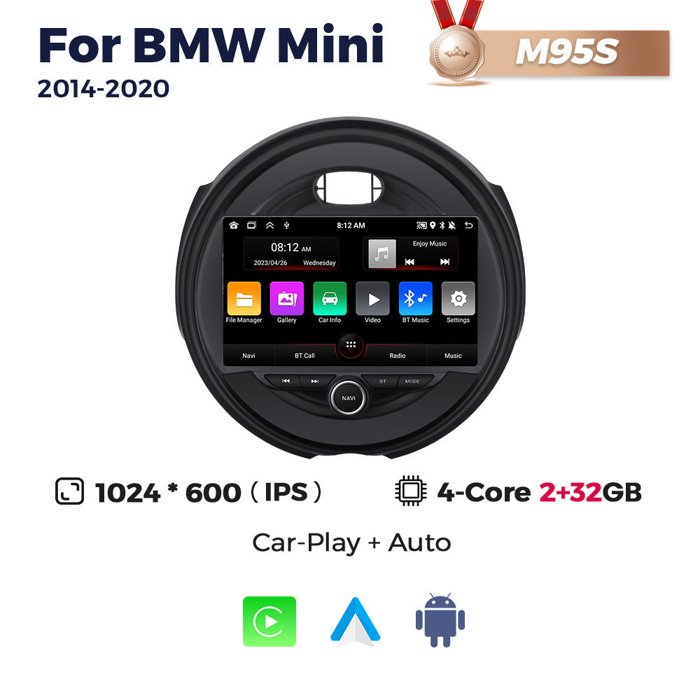 Suitable for bmw mini 14-20 bmw mini car android large screen navigator wireless carplay