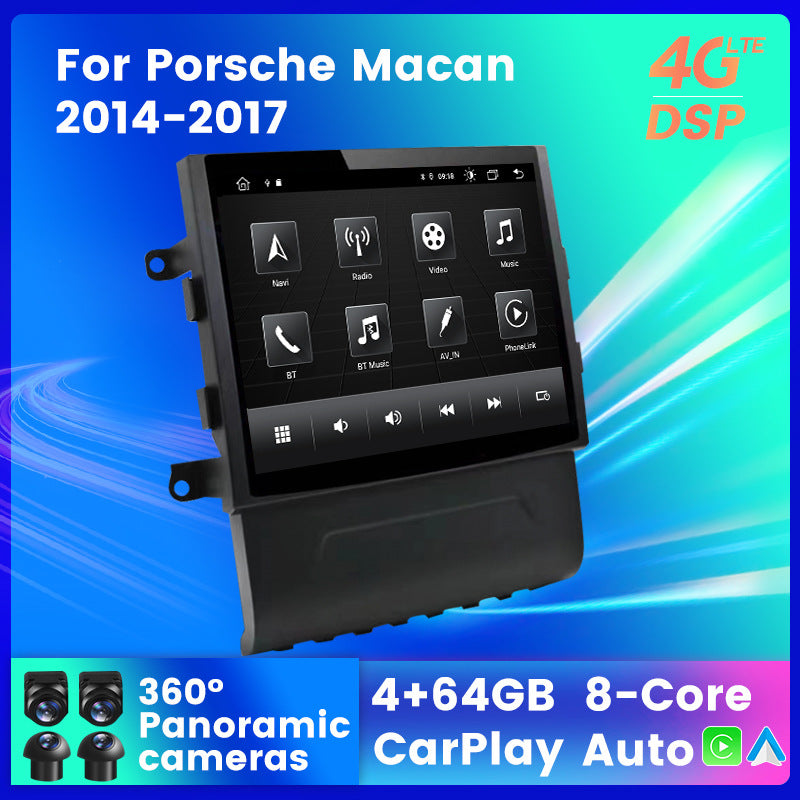 Compatible with Porsche Macan modified Android in-car large screen central navigation screen 4+64G