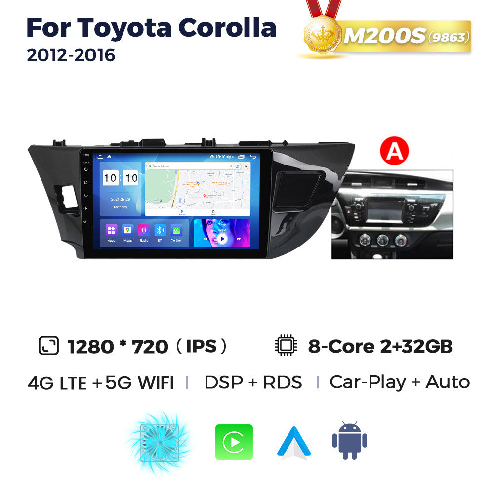 Suitable for toyota corolla 2012-2016 toyota corolla ralink android car smart navigation