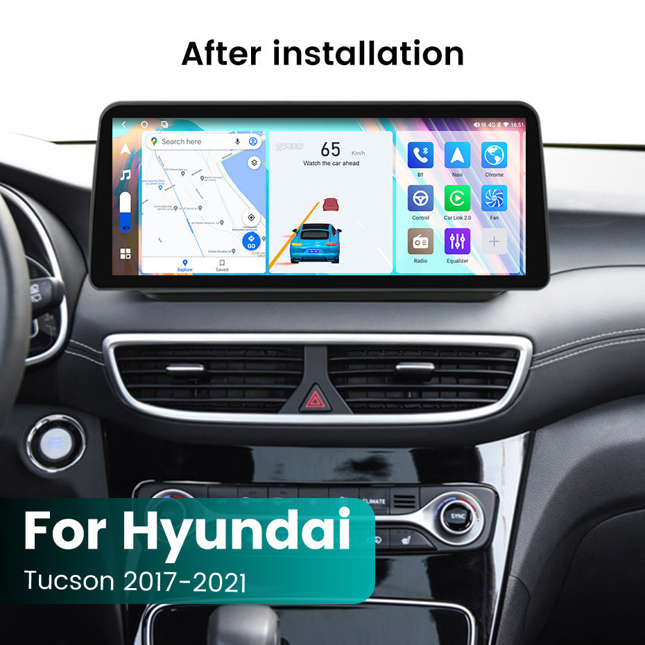 Suitable for hyundai tucson 2017-2021 hyundai new tucson 12.3inch vertical screen android navigator