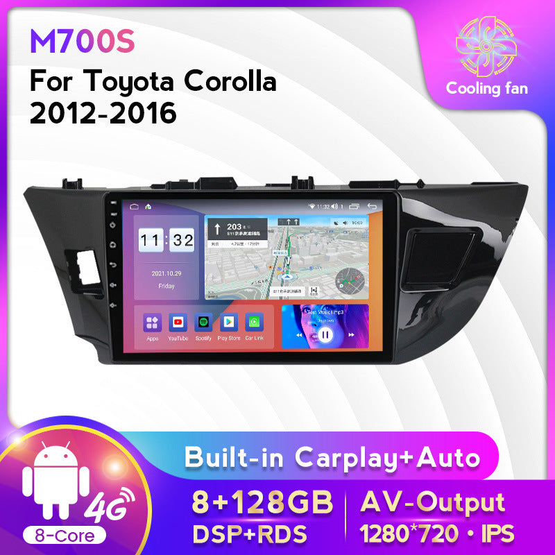 Suitable for Toyota Corolla Leiling 12-16 Android large screen central control car navigation screen 8 + 128G