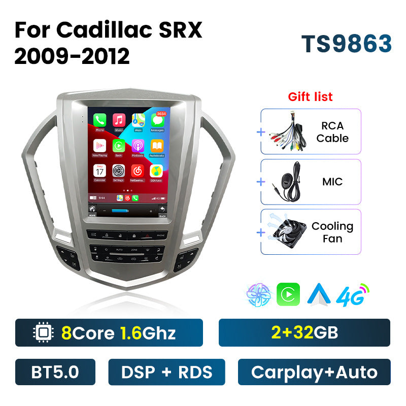 Suitable for cadillac srx 2009-2012 cadillac srx vertical screen car android smart navigation