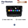 Suitable for ssangyong rexton android large screen car navigation wireless carplay