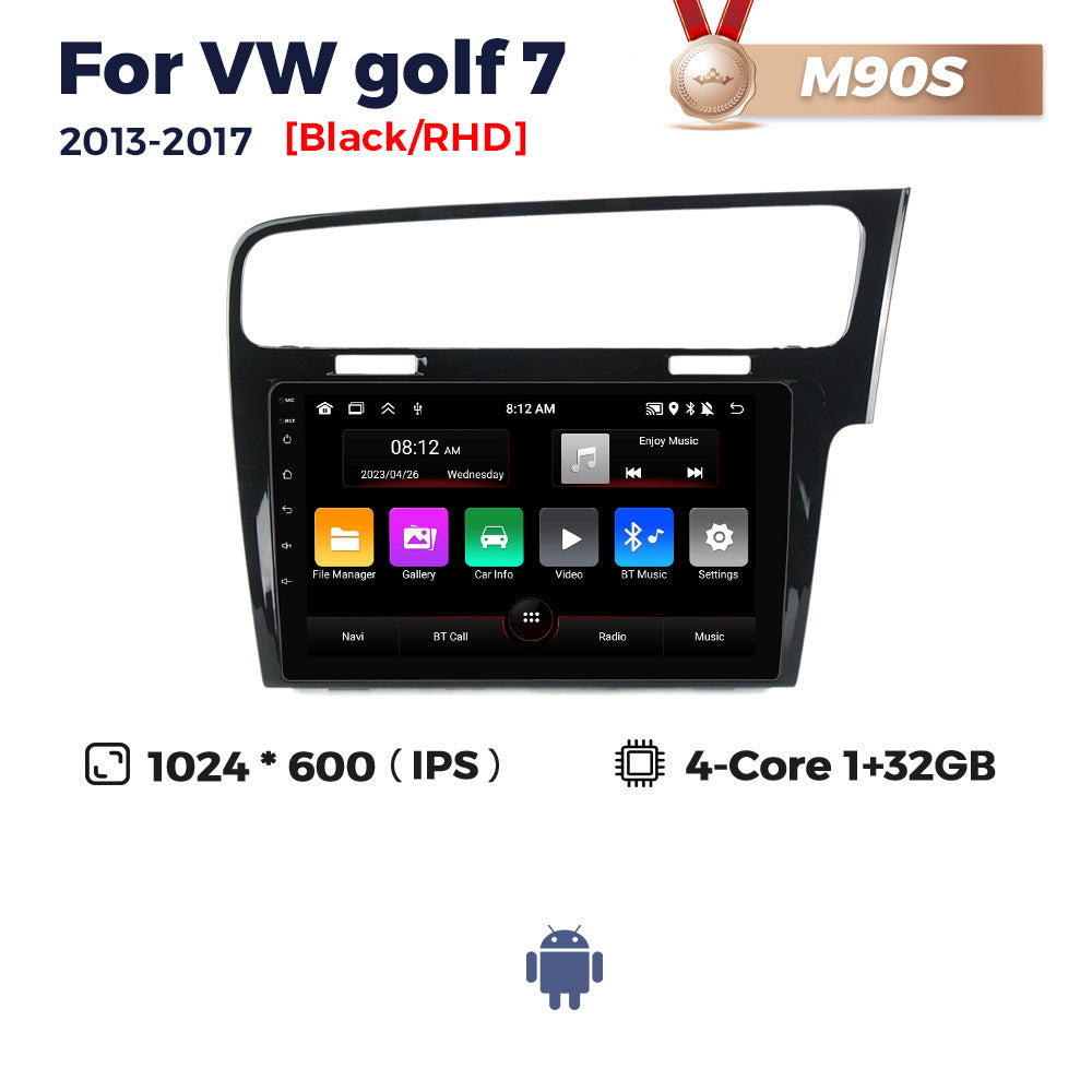 Suitable for left and right peptides vw golf 7 2013-2017 volkswagen golf seven car android large screen navigation